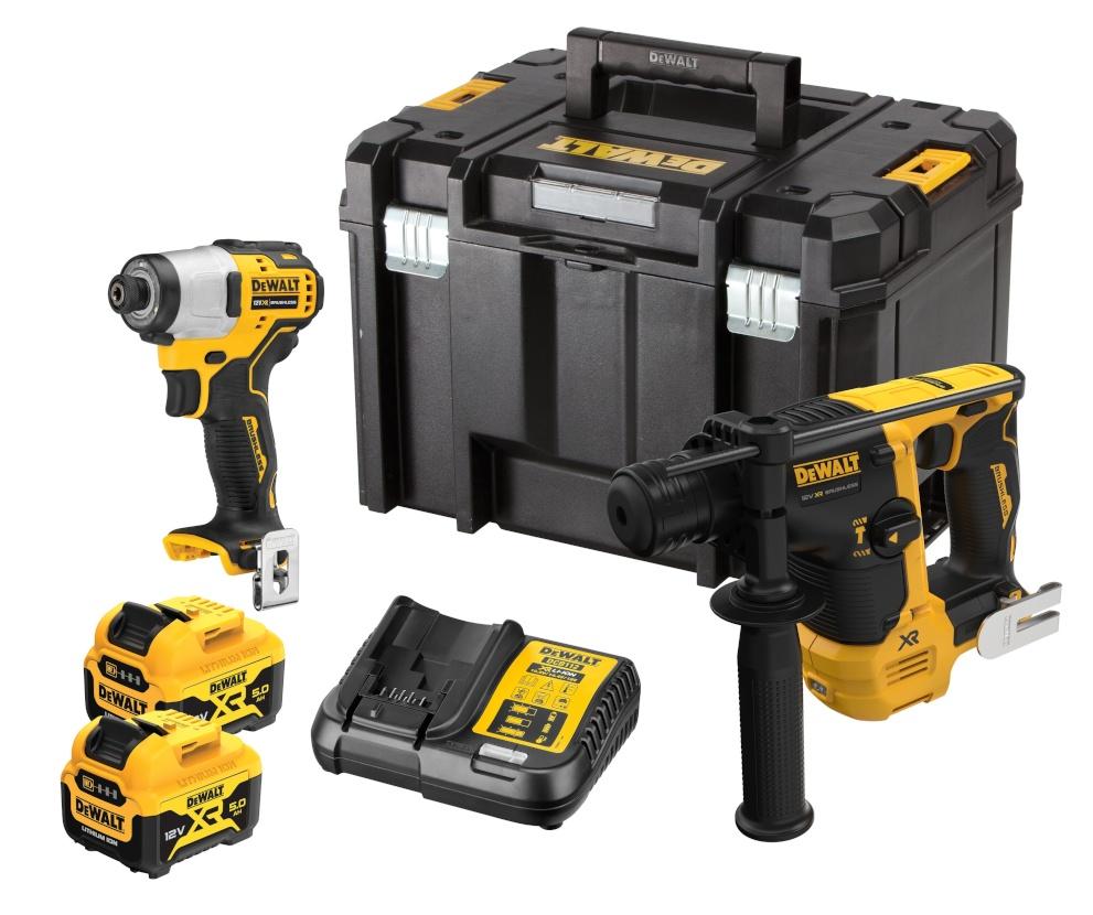 KOMBO SADA 12V 2x5,0Ah (DCH072+DCF801) Tstak VI DEWALT DCK2104P2T