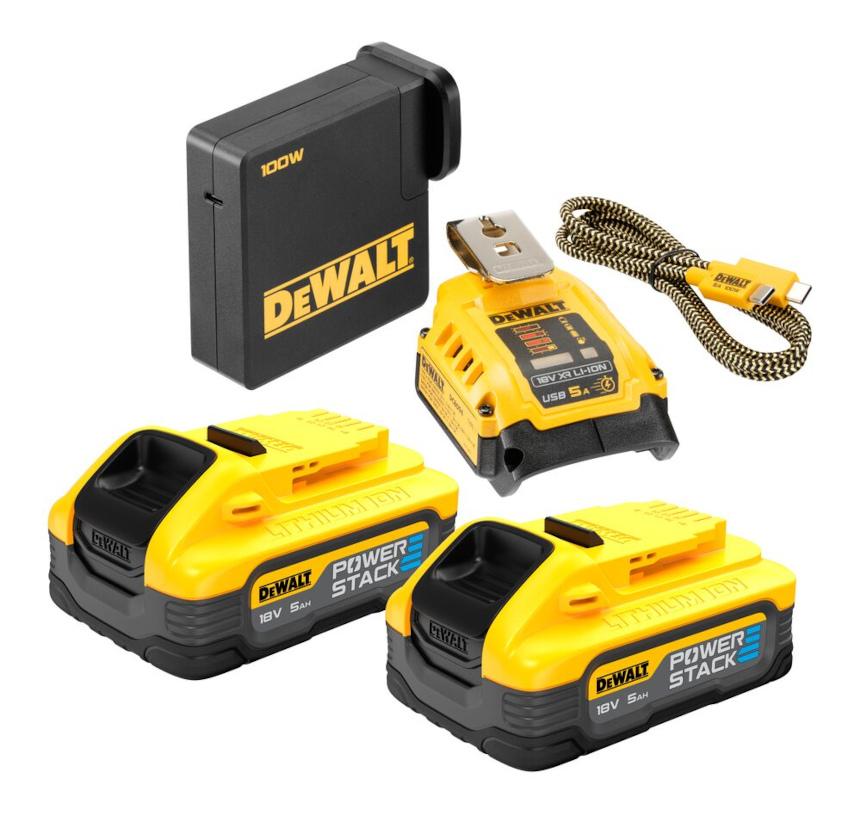 Adaptér nabíjací USB pre XR AKU súprava DEWALT DCB094H2