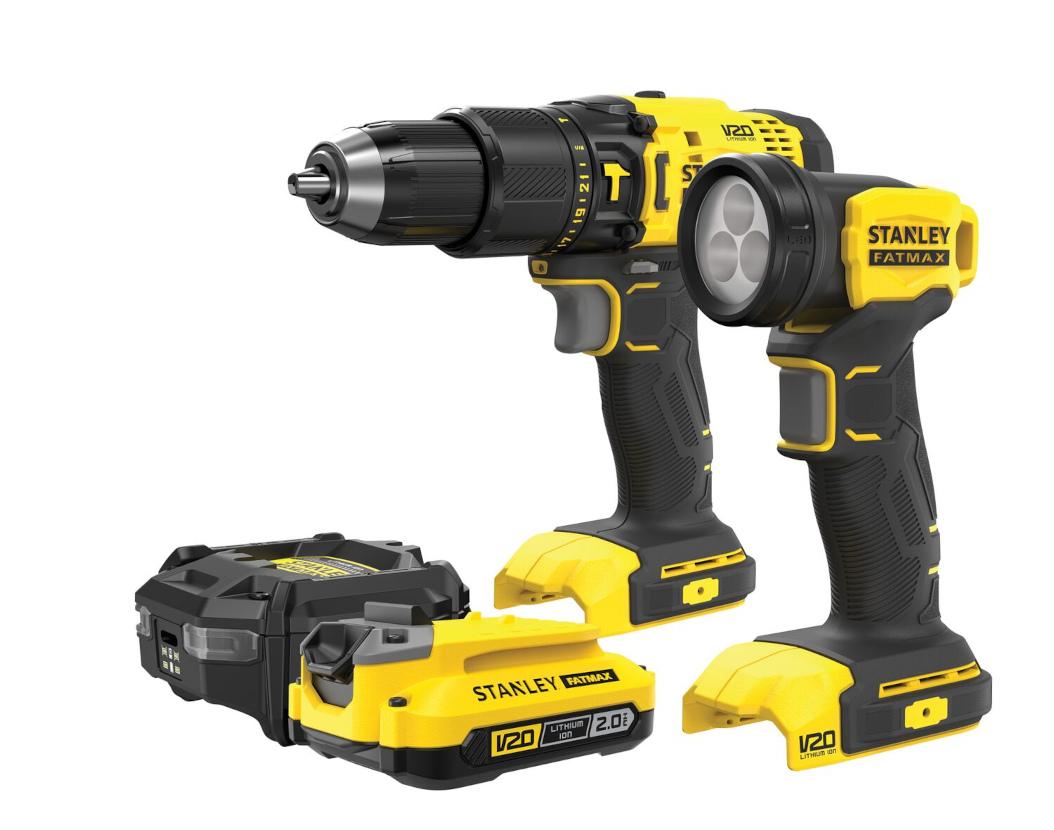 Kombo sada náradia 18V V20 1x2,0Ah (SFMCD711+SFMCL020) FATMAX SFMCK210D1
