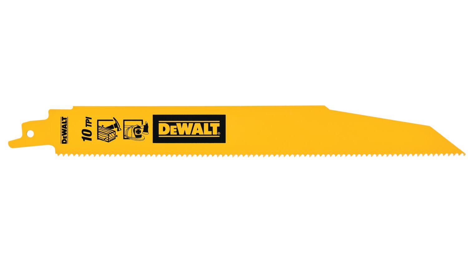 List pílový pre mečové píly do materiálov s rôznou hrúbkou, 203mm, 25x DT2406 DEWALT DT2490