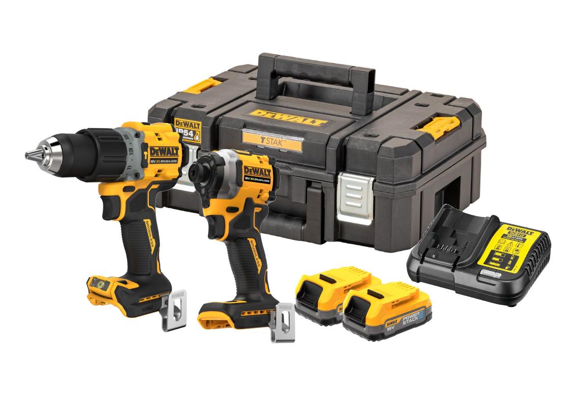 KOMBO SADA 18V PowerStack 2x1,7Ah (DCD800+DCF850) Tstak II DEWALT DCK2051E2T