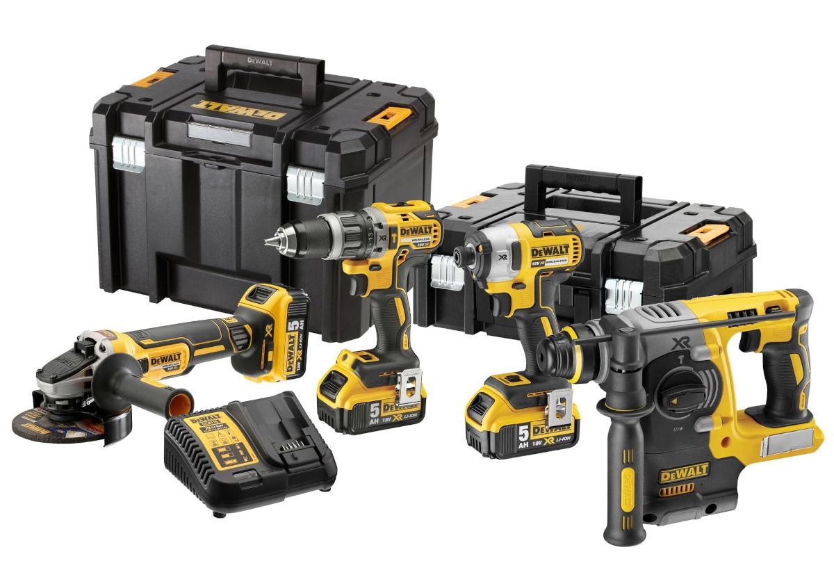 KOMBO SADA 18V 3x5,0Ah (DCD796+DCF887+DCH273+DCG405) Tstak DEWALT DCK422P3T