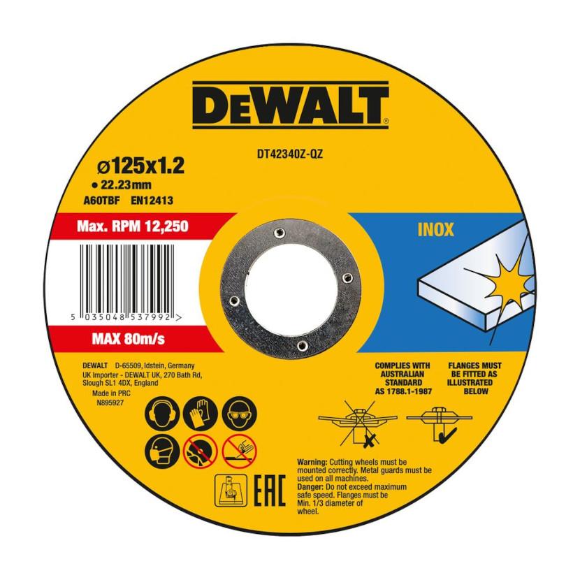 KOTÚČ rezný 125x1mm DEWALT DT42340Z